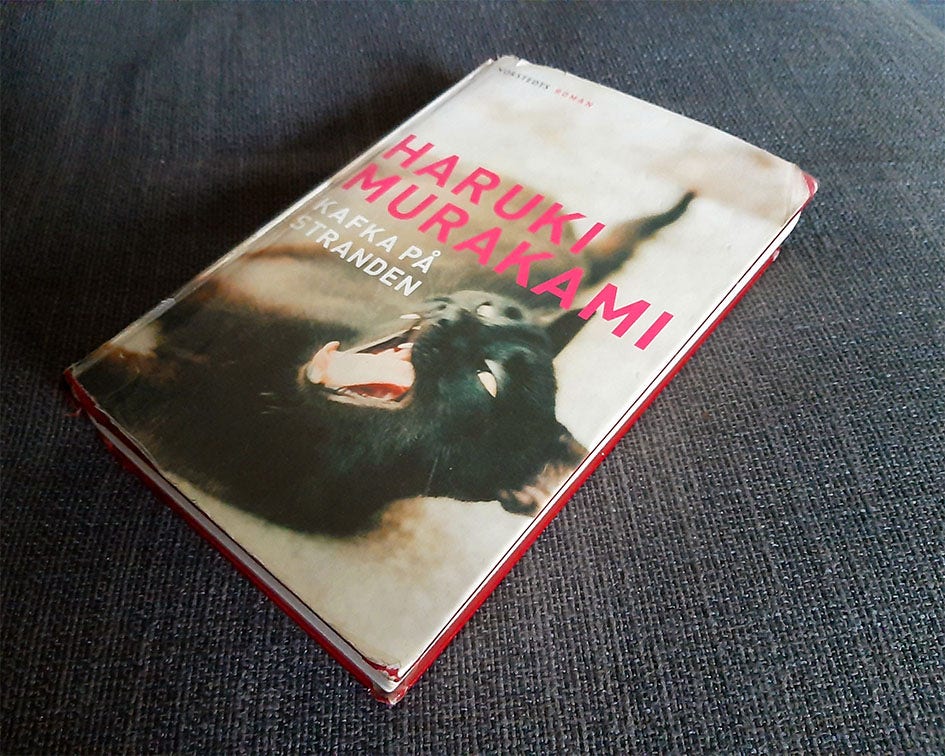 Photo of the Swedish edition of Kafka on the Shore